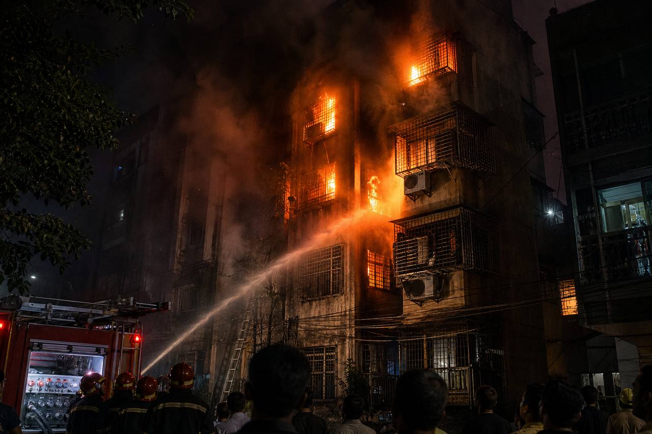 Suspected AC blast fire kills 9 in Delhi’s Vivek Vihar, toddler among dead